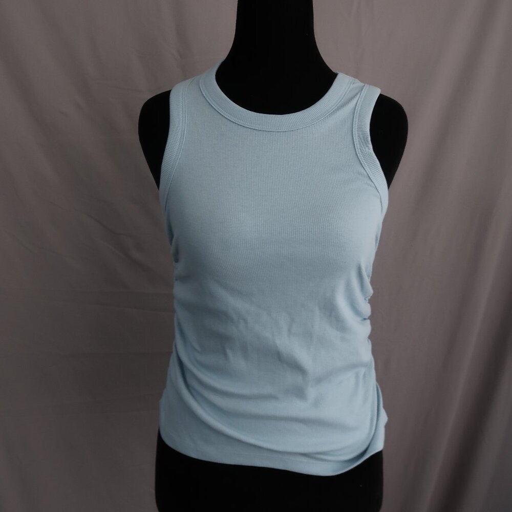 Rebellion One blue scrunch Tank top